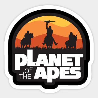 Planet of the Apes x TV logo Sticker